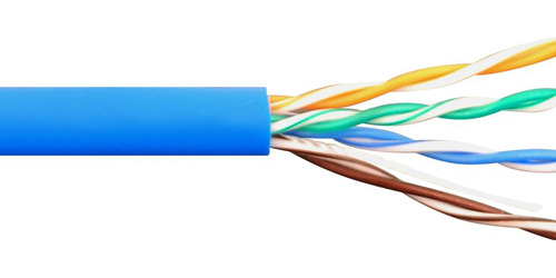 Cable De Pvc Cat5e Cmr Azul