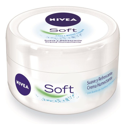 Crema Multipropósito Nivea Soft Cara Manos Cuerpo 50ml