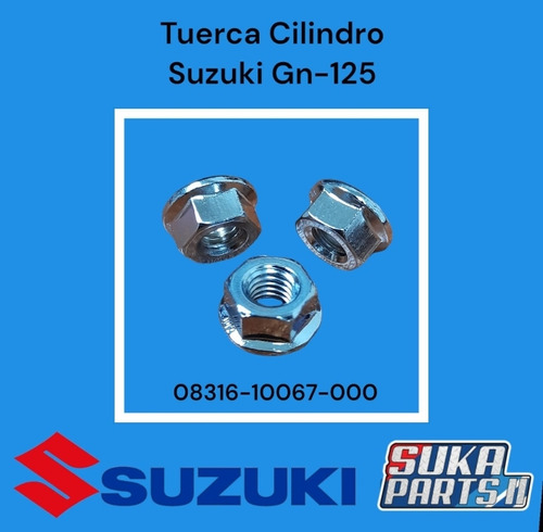 Tuerca Cilindro Suzuki Gn-125