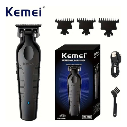 Máquinas Cortadora De Cabello Trimmer Kemei Km-2299 Recargab