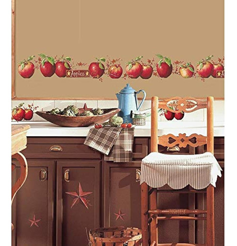 Roommates Rmk1570scs Country Apples Peel - Adhesivos Para Pa