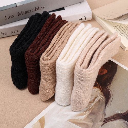 Calcetines De Invierno Para Mujer, Calcetines Largos Gruesos
