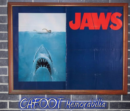 Tiburón Jaws Roy Scheider Spielberg Poster Enmarcado