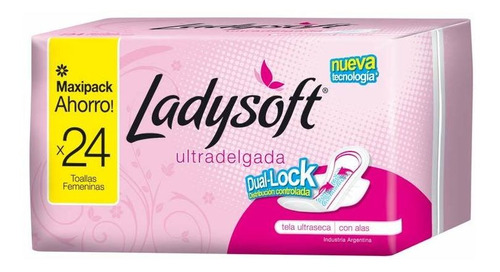 Pack X 12 Unid. Tfemeninas  Ultra Dsec 24 Un Ladysoft T.fem