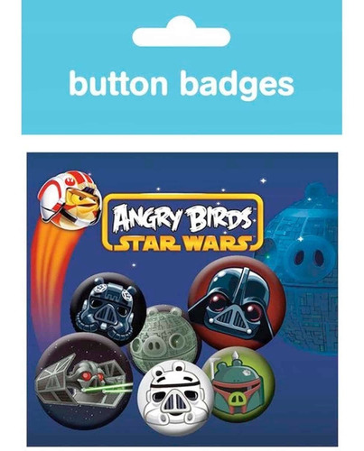 Pack De Chapitas Originales Angry Birds Star Wars