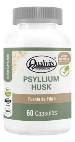 Psyllium Husk Qualivits® X 60 Cápsulas
