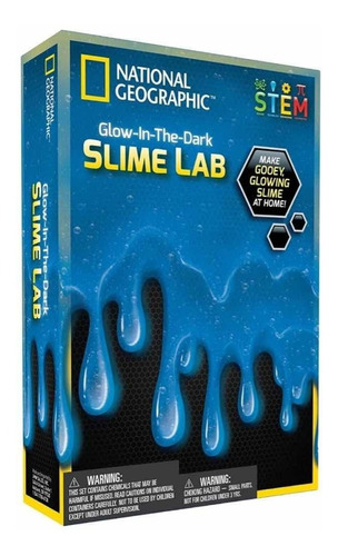 National Geographic Kit Para Fabricar Slime Que Brilla