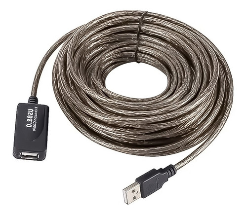 Cable Usb 20 Metros Extension Activo Macho A Usb Hembra 2.0 