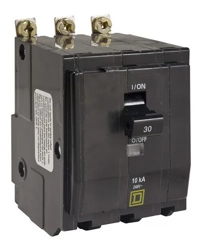 comprar Interruptor Termomagnético Qob 3p  30a Atornillable 120\u002F240v