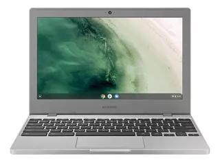 Notebook Samsung Chromebook XE310XBA prata 11.6", Intel Celeron N4000 4GB de RAM 64GB SSD, Intel UHD Graphics 600 1366x768px Google Chrome