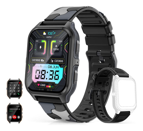 Reloj Inteligente Hombres Smart Watch Llamada Bluetooth 2024