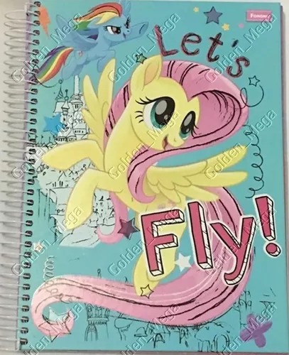 Caderno De Desenho My Little Pony Personalizado 100fls