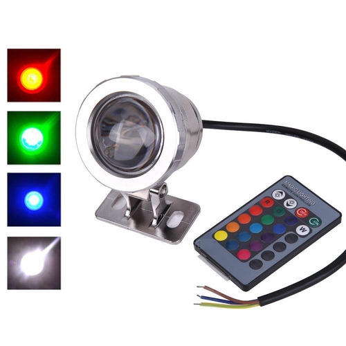 Lámpara Luces Led Rgb Para Piscina Fuente Estanque Cascada