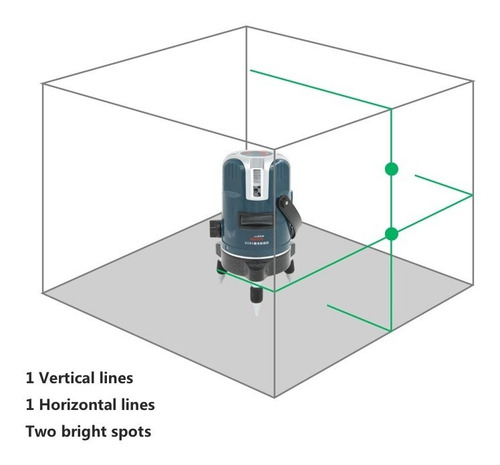 Imagen 3 de 3 de Nivel Láser Autonivelante Láser Horizontal Y Vertical