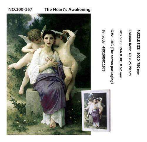 Puzzle The Heart´s Awakening - 1000 Piezas Tomax 100-167