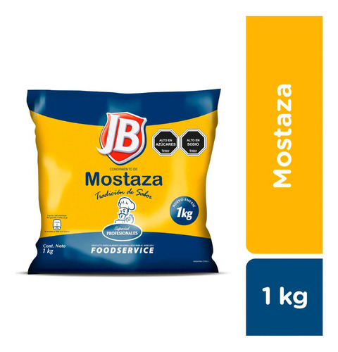 Mostaza  Foods Jbolsa 1kl (1uni)