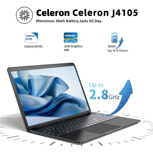 Computadora Portátil 15.6 8gb Ddr4 512gb Ssd Intel Celeronif