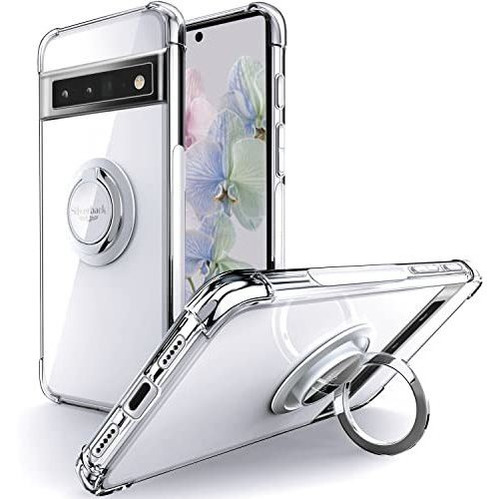 Silverback Para Pixel 6 Pro, Transparente, Con Soporte En Fo