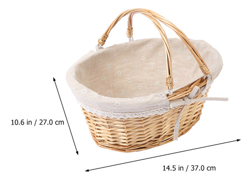 Cesta Multiusos Para Pícnic, Cesta De Boda, Portátil, S