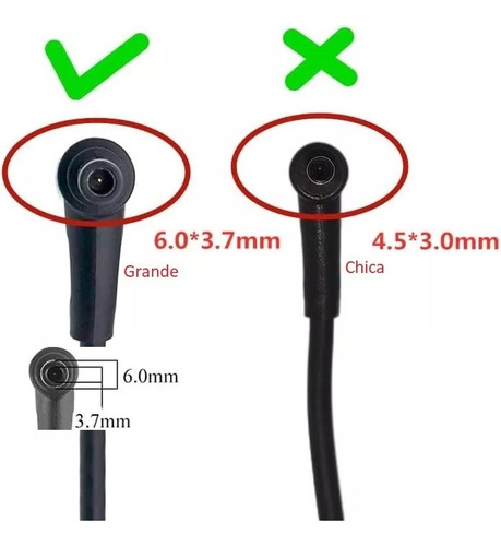 Cargador De 180w 20v 6.0*3.7m Compatible Con Rog G14 Ga401i Negro