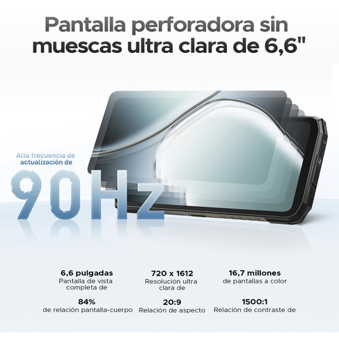 Doogee Blade 10 Power Telefono Celular Barato Android Smartphone Ai Main Camera/face Id/huella Dactilar/nfc/wifi6/dual Sim/ip69k