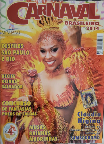 Revista Carnaval Brasileiro 2014 Desfiles De São Paulo 