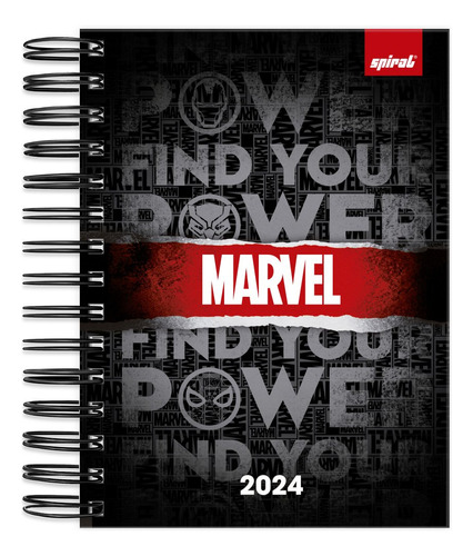 Agenda Diária 2024 Marvel Red Brick