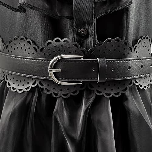 Vestido De Miércoles Addams Para Mujer, Disfraz Para Niñas,
