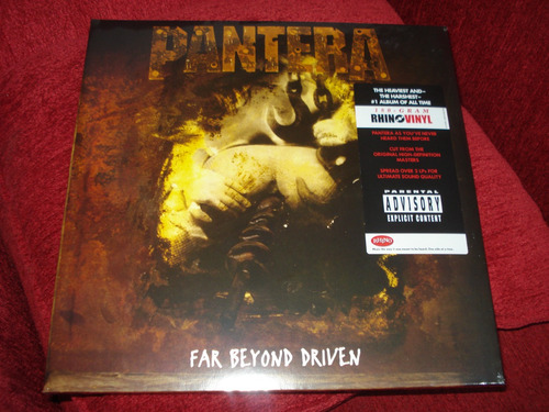Vinilo Pantera / Far Beyond Driven (nuevo) Europeo 2 Lp