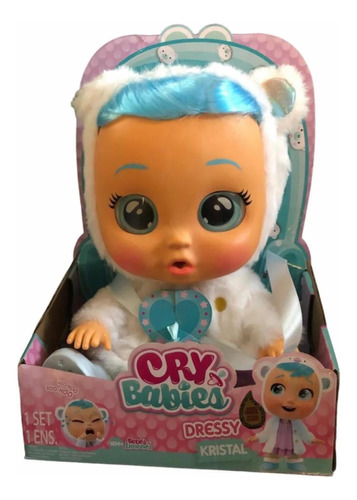 Muñeca Cry Babies Dressy Kristal