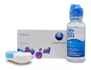 Lentes De Contacto Coopervision Biofinity 6 Pzas Mensual