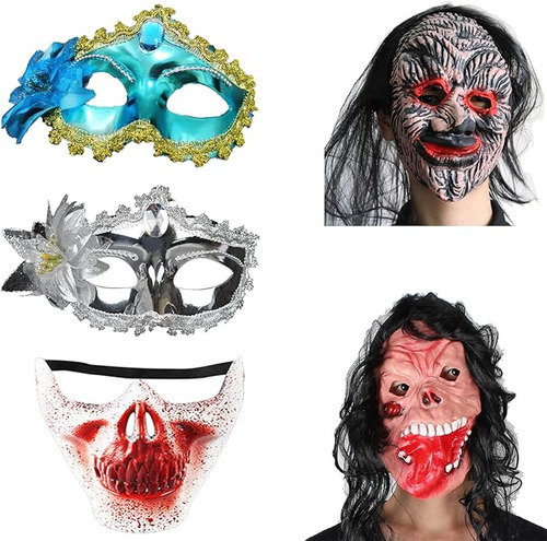 Mascaras Halloween Para Cosplay Terror Extraña Para Hombre E