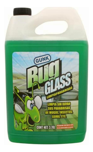 Gunk Oficial Bug Glass Limpiaparabrisas Bug128ce Galon