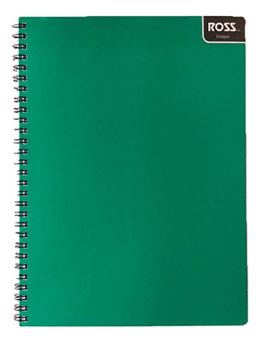 1 Cuaderno Universitario Croquis 100 Hojas Ross Color Verde