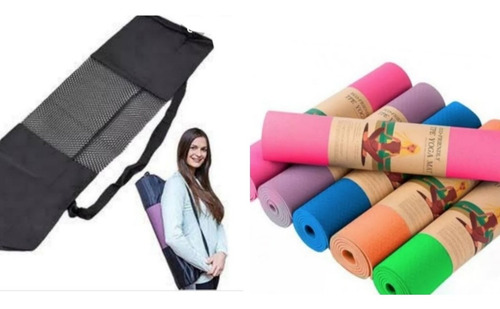 Yoga Mat Premium Eco Friendly 10mm Con Funda 