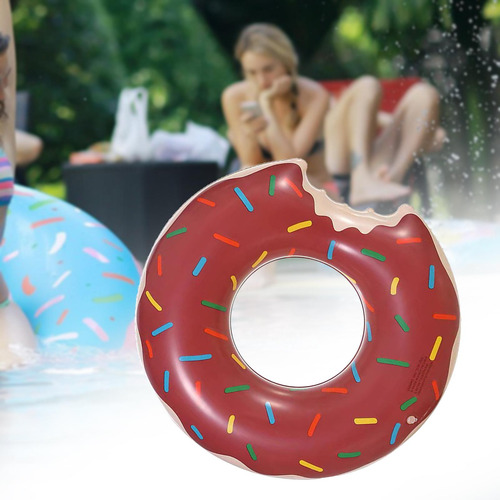 Anillo De Natación Grueso, Diámetro Exterior 75cm Café