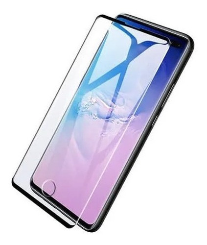 Vidrio Templado Glass Para Samsung S10+ Full Cover Con Orifi