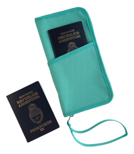 Portadocumentos Organizador Viaje Pasaporte Porta Documentos