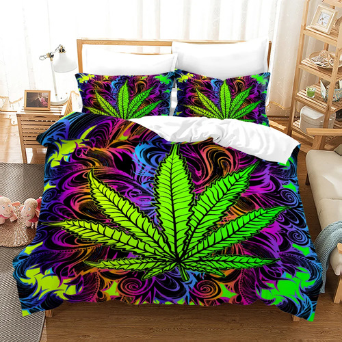 Juego De Cama Big Tree De 140 X 210 Cm Con Impresión 3d Para