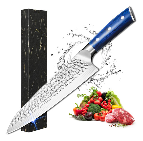 Vermonga Cuchillo De Chef Profesional Super Afilado De 8 Pul