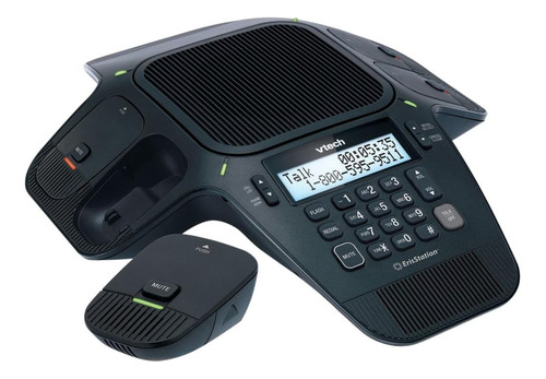 Vcs704 Erisstation Dect 6.0 Teléfono De Conferencia Cu...