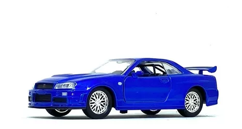 Nissan Skyline Gtr R34 Gt R Carrinho Drift Controle Remoto