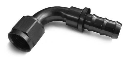 Acople Conexión Push On Hose 90° An12 Negro Ftx Fueltech