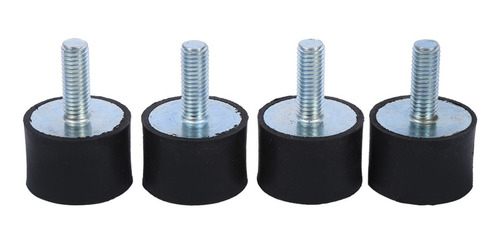 4 Unidades De Soportes Aisladores Antivibraciones De Goma M8