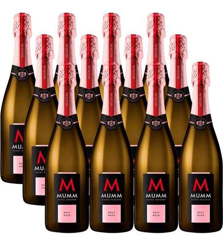 Champagne Mumm Cuvee Reserve Brut Rose 750ml Caja X12