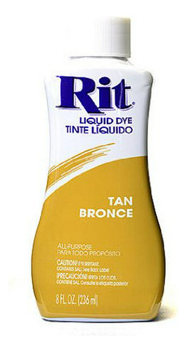 Tinte Para Tela - Rit Tintes Líquido Bronceador 8 Oz. Botell