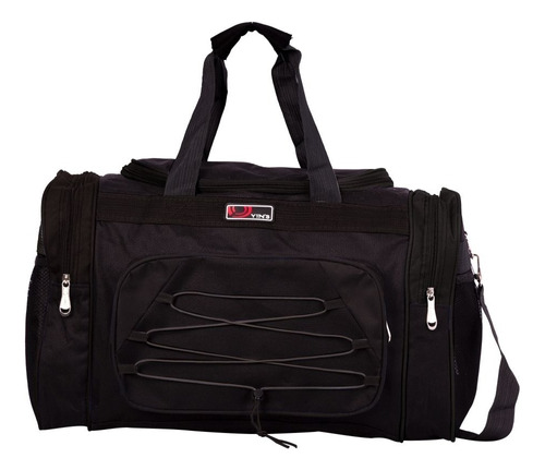 Bolsa Sacola De Viagem Mala Média 24 Resistente Esportiva Cor Preto Tamanho M