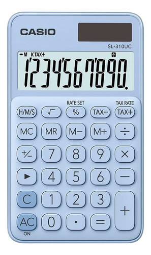 Calculadora Básica Casio Sl-310uc Pequena De Bolso Original 