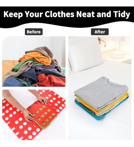 Tablero Plegable Para Camisetas Rojas, Tabla Para Doblar Rop
