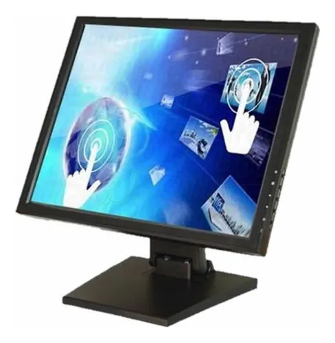Monitor Lcd Tactil Touchscreen Ocom 15.1'' Para Pos 60hz Vga Color Negro